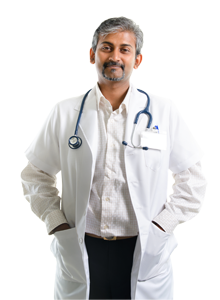 doctor Headshot of doctor evaluating patients disability