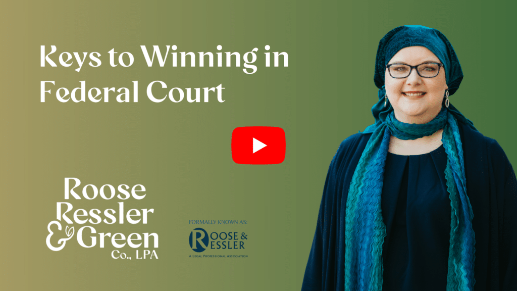 Keys to winning in federal court youtube play screen